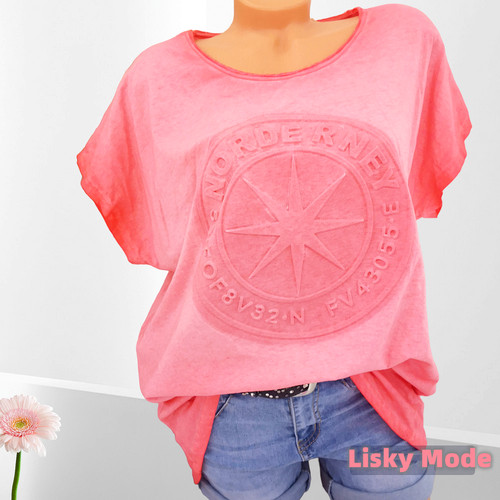 Oversized italy damen shirt - oversized,