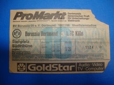 87/88 Ticket BVB Dortmund 1