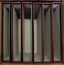 LINDNER SCHUTZKASSETTE Standard, SCHUBER, 6er Set, versch. Farben , guter Zt.