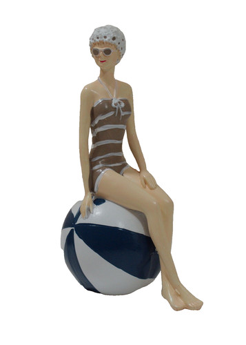 Frau badeanzug ball mollige - frau,