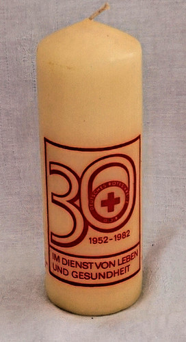 Ddr kerze drk jahre im - ddr-kerze"drk-30, jahre-im