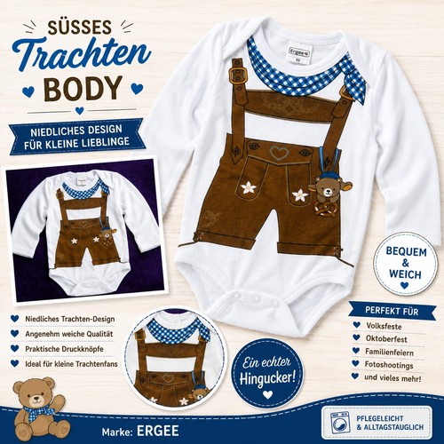Jungen body lederhose - lederhose, mit
