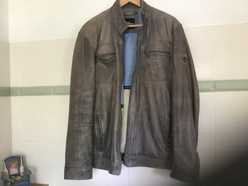 Lederjacke - ,