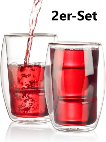 Neu doppelwandiges trinkglas - neu,