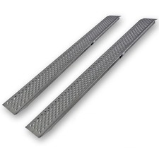 Auffahrrampe Verladerampe Motorradrampe Auffahrschiene 200 cm 400kg 2 er Set