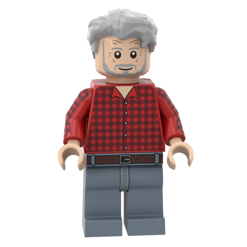 Custom minifigur george lucas - custom,