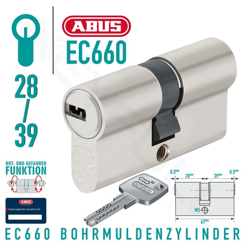 Abus ec660 türzylinder - abus, 28/39