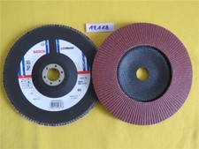 1 x Bosch Fächerschleifscheibe bombiert - 180 mm K 80 Glasgewebe blue Metal