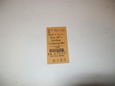 Fahrkarte Fahrschein EISENBAHN