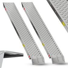Belko® Auffahrrampe 2x Laderampe Verladerampe 400kg Autorampe Anhängerrampe Ramp