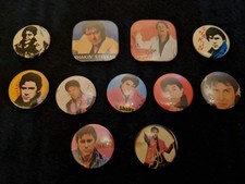 Shakin Stevens Buttons Set Sammlung Lot Rock n Roll Music England Rockabilly 60s