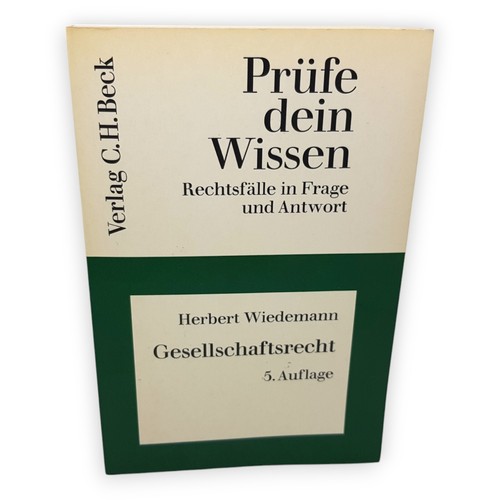 Gesellschaftsrecht wiedemann - gesellschaftsrecht,