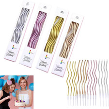 Geburtstag Kerzen,24 Stück Spiral Kuchen Kerzen Geburtstagskerze Geburtstagskerz