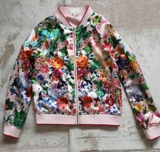 Nathalie Lété X H&M Mädchen Pilotenjacke aus Satin Gr. 140