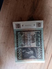 5000 reichsmark 1922 weimarer - reichsmark,