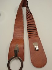 GÜrtel damen breit stretch Braun 5cm Breit.