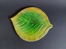 Sant Vicens Untersetzer Keramik-Blatt getöpfert Jahreszeitentisch Deko