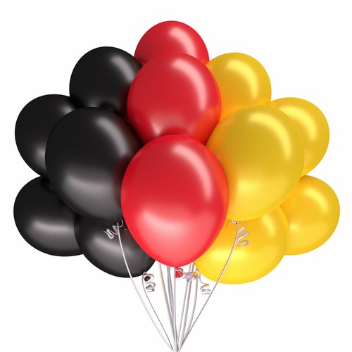 Premium luftballons schwarz - luftballons,