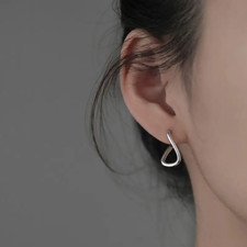 Creolen Verdreht echt Sterling