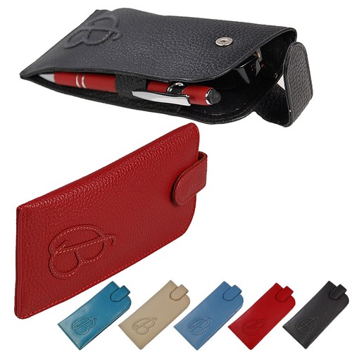 Branco brillenetui echt leder - ,