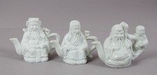 3x Chinese Dehua Blanc de Chine porcelain water droppers