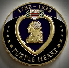Purple Heart Challenge Coin-