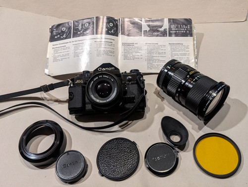 Canon mit objektiven fd - canon,