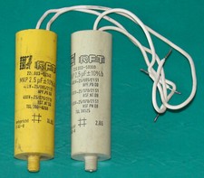 Motorkondensator 2,5µF / 400V~ - DDR RFT - 2 Stück Kondensator Anlaufkondensator