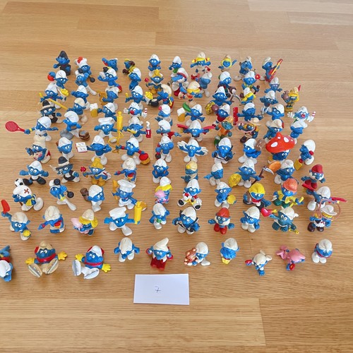 100 schleich schlümpfe - 100,