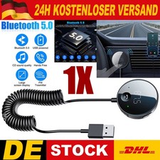 Bluetooth 5.0 FM Transmitter Auto Radio Adapter Freisprecheinrichtung KFZ Kits `