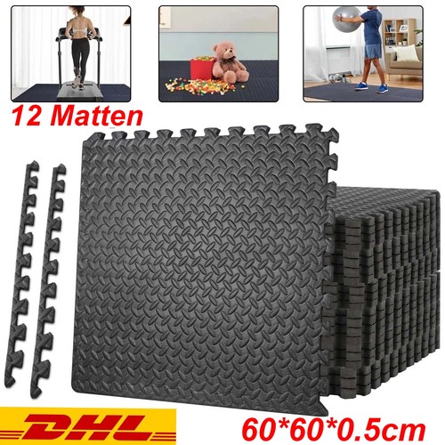 12x puzzlematte 60x60cm - 12x,