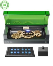 (refurbished) xTool S1 40W Laser Engraver & Cutter, Enclosed Design, Basic Kit