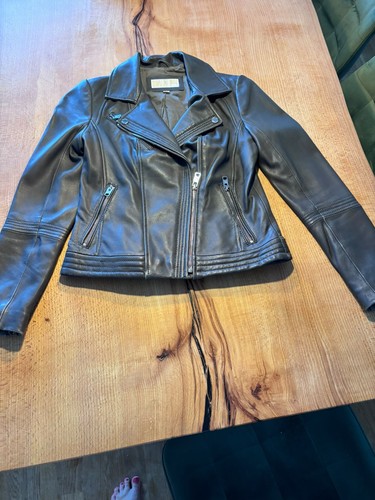 Michael kors damen lederjacke - kors,