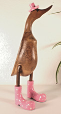 Ente aus Holz 35 cm mit