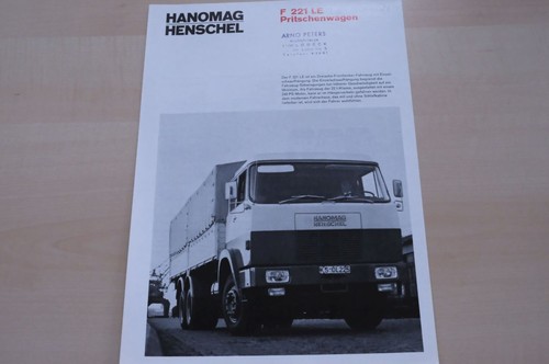 222800 hanomag henschel lkw - hanomag, f