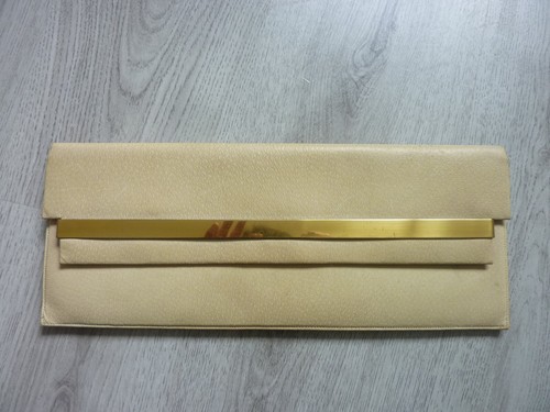 Clutch tasche xxl gold - clutch, gold/beige