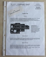 Amiga Anleitung von W.A.W. - Elektronik für CDTV Turbo CD