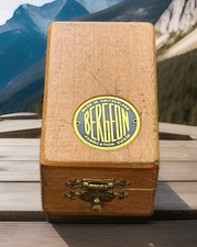 Bergeon Uhrmacher Schraubstock Swiss Made im Holzkasten Präzisionswerkzeug Vinta