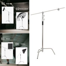 C-förmiger Ständer max.330cm Galgenstativ Licht Reflektor Stativ 1.2M Auslegearm
