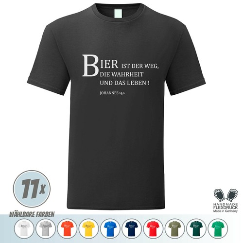 Fun shirt bier ist der - ist,