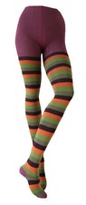 bunte Ringelstrumpfhosen