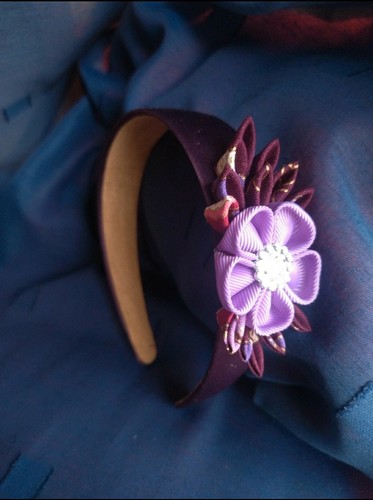 Schmuckring lila und - ,