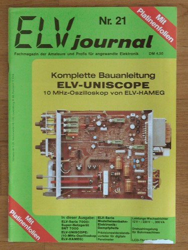Elektronik zeitschrift elv - elektronik-zeitschrift, –