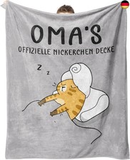 Juratar Oma Geschenk, Personalisierte Geburtstagsgeschenk für Oma, Superweiche 