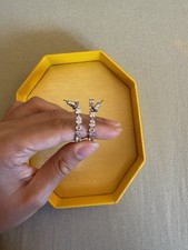 Swarovski Creolen Ohrringe Silber