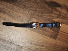 Schöne Damen-Armbanduhr von Ascot/Leder Armband Blau/Schickes Design/Vintage