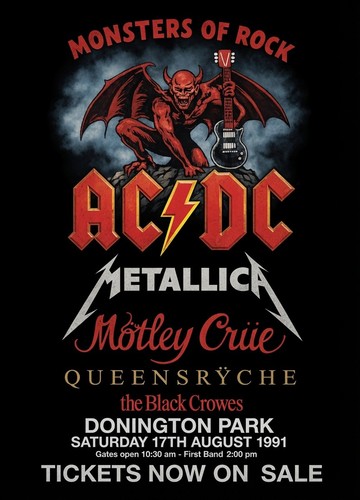 Monsters rock 1991 ac dc - rock, ac/dc