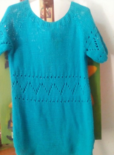 Türkis baumwollshirt - türkis,
