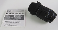 Sigma DC 18-125mm f/3.5-5.6