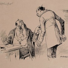 Paul Wendling Karikatur Im